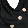 Women's Blouses Womens Dress Tops Women Fashion Button O-Neck Striped Printed Long Sleeve Pachwork Blouse Sweat Shirts