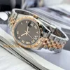 女性のためのギフトV5オートマチックメカニカル31mm 6桁ダイヤモンドローズローマ数アジア運動ステンレススチールストラップサファイアガラスファッション腕時計