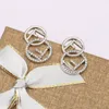 Plattiert 925 Silber Luxusmarken Designer Briefe Briefe Geometrische berühmte Frauen rund Kristall -Strass -Ohrring Hochzeit Perty Jewerlry Diamond Pearl Tassels 8171