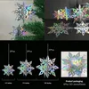 Decorações de Natal 3d Snowflake Star Paper Garlands Tree for Home Year 2023 Noel Xmas Party Decor 2022 Navidad ornamentos