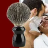 Ferramentas de maquiagem Brush de barbear puro Badger Shave Wood Handled Sport N￳ tradicional 25mm para homens 221203