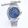 AAA Top Women Watches 2813 자동 기계 남성 904L 실버 스테인레스 스틸 스트랩 블랙 다이얼 날짜 디자이너 시계 다양한 스타일과 색상