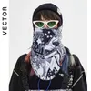 Gorros de ciclismo Máscaras Vector Invierno Unisex Cálido Máscara de esquí Snowboard Deporte al aire libre Cara completa Dibujos animados Bufanda triangular Esquí a prueba de viento 221203