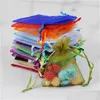 Packing Bags Sell Organza Wedding Gift Bag Jewelry Packing 100Pcs Mixed Colors Various Sizes189B Drop Delivery Office School Busines Dhfj8