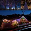 Cordes 10M 100 LED Extérieur Solaire Jardin Lumières Étanche Fil De Cuivre Guirlande Fée Pour Festival Fête De Noël Décoration