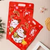 Presentförpackning 50st kinesiskt år Lucky Cat Snow Crisp Nougat Self Zipper Bag Cookie Bakning Snacks Packaging 221202