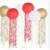 Fabrik-Party-Dekoration, Quallen-Papierlaternen, hängende Laterne für Meerjungfrauen-Thema unter dem Meer, Ozean-Geburtstagsparty-Dekorationen