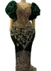 Aso 2023 Arabisch Ebi Mermaid Luxe prom jurken Lace kristallen avond formeel feest tweede receptie verjaardag verlovingsjurken jurk zj054