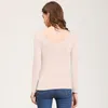 Женские блузки весенняя блузка сплошное цвет удобный теплый дружелюбный и кожный топ женский футболка для дома
