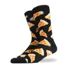 Men's Socks Food Sushi Hamburgers Dog Funny Men Novelty Design Casual Dressing Color Crew Happy Wedding Gift Hip Hop Unisex