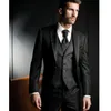 Men's Suits Blazers Sell Black Mens Wedding Groom Tuxedos Custom Made Vest Male Blazer Man Groomsman Business Jacket Pants Vest 221202