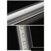 Led Tubes T5 Integrated Tube 2Ft 3Ft 10W 14W Lights Ac85265V Smd 2835 Leds Fluorescent Light Transparent Er Milky Drop Del Otz53