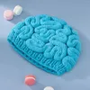 Bérets Gaono Crazy Brain Hat Bonnet tricoté à la main Bonnet drôle Crochet Cadeaux Pensée Tricot pour femmes Hommes