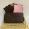 Designer Umhängetaschen Frauen Handtasche Geldbörse Set Design Dame Messenger Bag Klassisches Muster Echtes Leder Kette Handtaschen top99 003