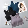 Yoga outfit h￶geffekt sport bh snabbtorkande andningsbar ih￥lig sk￶nhet bak￥t topp kvinnor tank v￤st typ stockproof fitness underkl￤der