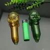2022 Super Skull Ghost Head Pipe en verre Bongs en verre Tuyaux de brûleur à mazout Tuyaux d'eau Fumer