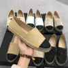 Luxurys Casual Schuhe Frauen Espadrilles Sommer Damen Flache Strand Halbe Hausschuhe Mode Frau Faulenzer Fischer Leinwand Schuh mit Box Größe