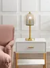 Lampy stołowe osobowość kutego żelaza sypialnia lampa nocna kreatywna pusta pulpit prosty salon dekoracja