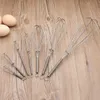 Groothandel handheld Frader 5 inch keuken ei -frother melkkloppergereedschap blender roestvrijstalen stalen whisk mixer eieren kloppers huishoudelijk roeren gereedschap