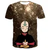 Rbiu mäns t-shirts herrar t skjortor avatar den sista airbender 3d skjorta pojke tjej student tee toppar tonåring cool andningsbar kort ärm unisex kläder