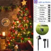 Decorações de jardim 32m 300 LED Solar Solar Outdoor String Garland Light impermeável Iluminação de fadas Power Lamp Party Decoração de Natal 2023 221208