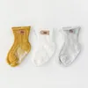 3 paires de chaussettes pour enfants été maille mince bébé chaussettes garçon filles dessin animé enfants chaussettes