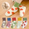 Kids Socks Baby Lotus 5 Paren Pack Super Dikke Terry Winter Warm Comfortabele 6 stijlen voor jongens Girls Gifts 221203