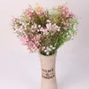 Fiori decorativi Gypsophila artificiale Bouquet di plastica monopezzo Senti il respiro del bambino Decorazione domestica Fiore di simulazione di matrimonio