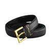 Cinturón de lujo con hebilla suave a la moda, cinturones de cintura fina de diseñador Retro para hombres y mujeres, cinturones de piel de vaca auténtica de 3,0 CM de ancho
