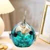 Decorative Objects Figurines 1x Bubble Ball Glass Fish Figurine Aquarium Charm Hand Blown Art Sea Animals Collectible Birthday Gift Home Decor 221203