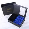 Decorative Flowers Soap Flower Gift Box Carry Bag Ring Earring Necklace Jewelry Window Storage Wedding Party Valentine's Day Gifts Crafts