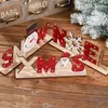 Decorações de natal neve natal ornamentos de madeira navidad árvore veados trojan natural diy artesanato ano pendurado presentes # w3