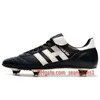 Geschenktüte Fußballschuhe Copa World Cup SG Fußballschuhe Herren Schwarz Weiß Weiches Leder Bequeme Trainer Fußballschuhe Scarpe da Calcio Größe US 6,5-11