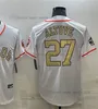 30 Kyle Tucker New Baseball Jersey 27 Хосе Алтув 10 Юли Гурриэль 35 Джастин Верландер 44 Йордан Альварес Бланк Сшитые белые майки