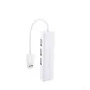 Consuma elettronica Hub adattatore Ethernet a scheda di rete Lan RJ45 per Mac iOS Windows 98SE/2000/ME/XP/Vista/7 con HUB USB 2.0 a 3 porte