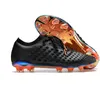 Phantom Ultra Venom FG voetbalschoenen Hoge enkel voetbalschoenen Firm Ground Cleats Outdoor zwart oranje goud