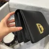 Bolso bandolera multifuncional de gran capacidad para mujer, bandolera de diseñador con nombre grande, Hardware de cuero Retro, hebilla con letras, nueva moda