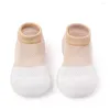 First Walkers Baby Infant Shoes Unisex Socks Babe Boys Girls Kids Rubber Soft Sole Floor Knit Booties Anti-Slip Pre-walker