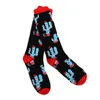 Chaussettes pour hommes 1 paires confortables hommes et femmes coloré Halloween Vintage Skateboard femme coton femme