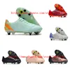 남성 축구화 Tiempo Legend 9 Elite SG Footbal Boots 클리트 블랙 화이트 신발 botas de futbol