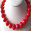 Vendre à chaud Nouveau - HOT3479 séduisant 14 mm Coquillages de mer Rouge Collier de perle 18 ''