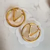 New Fashion Stud Womens Big Circle Simple Earrings Hoop Earrings for Woman High sale