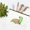 Opbergtassen Fun Cactus Green Plant Printing Cosmetische tas Zipper Fashion Handtas Travel Outdoor Portable Student Pencil Case