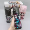 Thermoses japonais Anime tasse à vide démon Slayer Kimetsu impression flacon Kawaii Loli dessin animé bouteille d'eau pour les fans d'enfants recueillir des cadeaux 221203