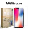 Tempererat glasskärmskydd för iPhone 14 Plus Pro Max 13 12 Mini 7 8 Samsung A52 A72 4G 5G LG Huawei P40 0,33mm 9H Protective Film 10 In 1 Paper Retail Package