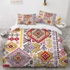 Sängkläder sätter Nordic Style Set Grey White Leaves Quilt Filt Cover Twin Queen King Size 220x240cm Bed Linen For Modern Gift 221206