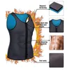 M￤ns kroppsformar m￤n midja tr￤nare v￤st f￶r viktminskning neopren korsett shaper dragkedja bastu tank top tr￤ning skjorta