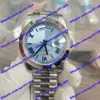 6 modèles de haute qualité montre pour hommes 2813 automate 228238 montre 40 mm cadran bleu glace 228235 montre-bracelet pour femme en or rose en acier inoxydable montres en diamant verre saphir