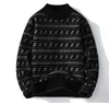 Maglioni da uomo Moda Maglione Cotone Lana Spessa Calda Pull Homme Dolcevita Maglioni Maschili