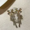 Dingle örhängen elegant sötvatten pärlstång söt mode örhänge teengirls kvinnor lyxdesigner smycken bijoux grossist